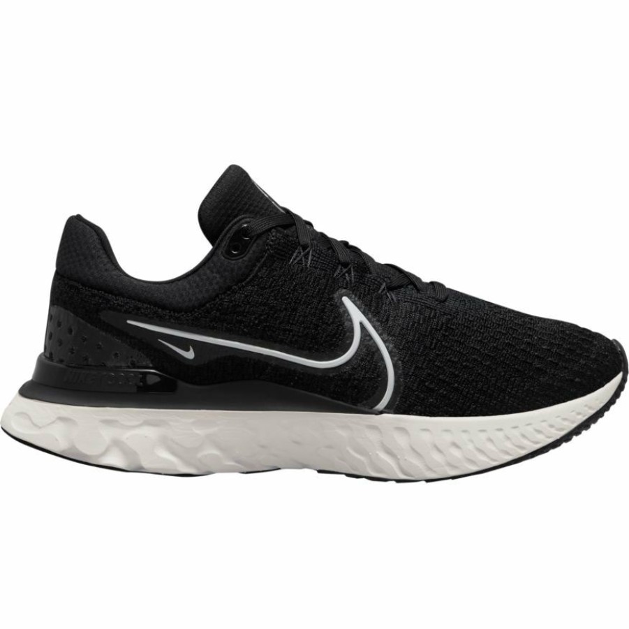 Footwear * | Nike Men'S React Infinity Run Flyknit 3 (001 Black/White)