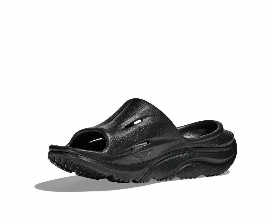 Footwear * | Hoka U Ora Recovery Slide 3 (Bblc Black/Black)