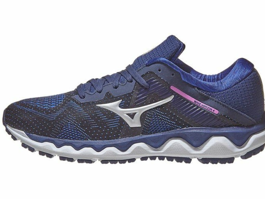 Footwear * | Mizuno Women'S Wave Horizon 4 (Me73 Medieval Blue)