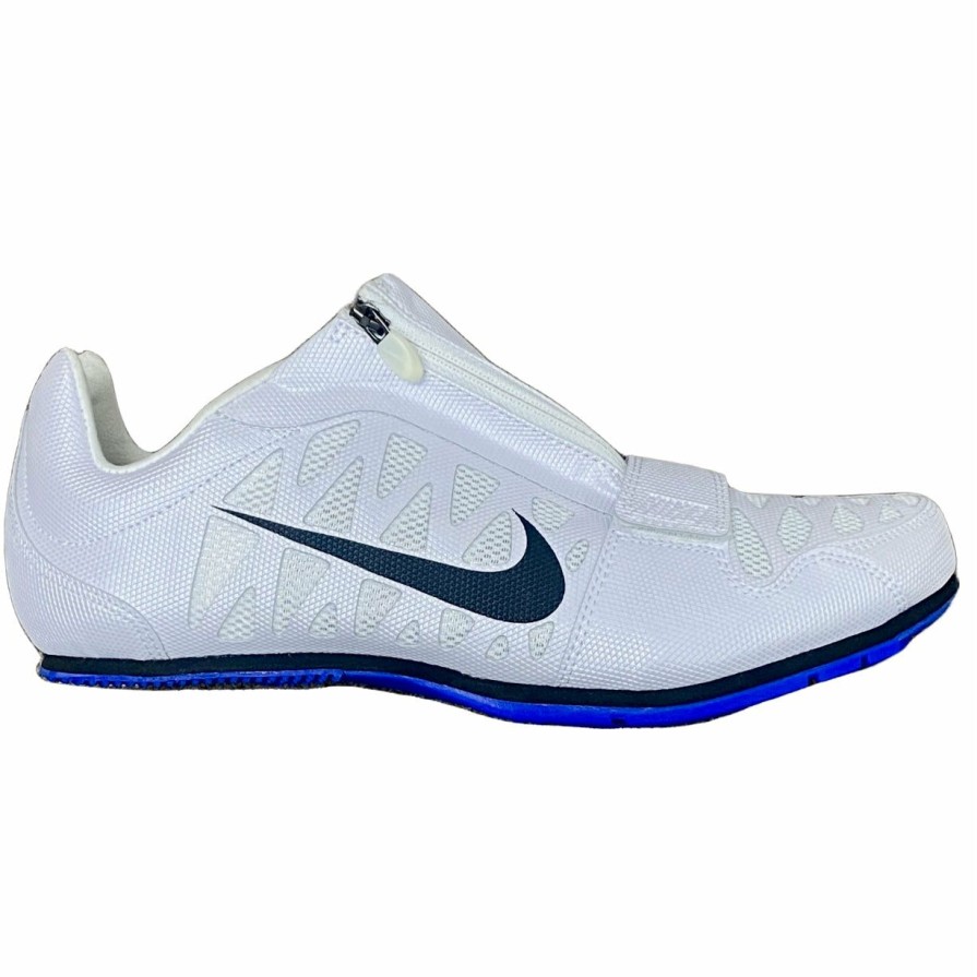 Footwear * | Nike Unisex Zoom Long Jump 4 (100 White/Black-Racer Blue)