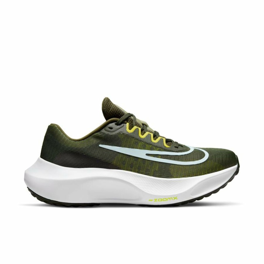 Footwear * | Nike Men'S Zoom Fly 5 (301 Cargo Khaki/Glacier Blue/Yellow Strike)