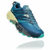 Footwear * | Hoka Women'S Speedgoat 4 (Pblg Provincial Blue/Luminary Green)