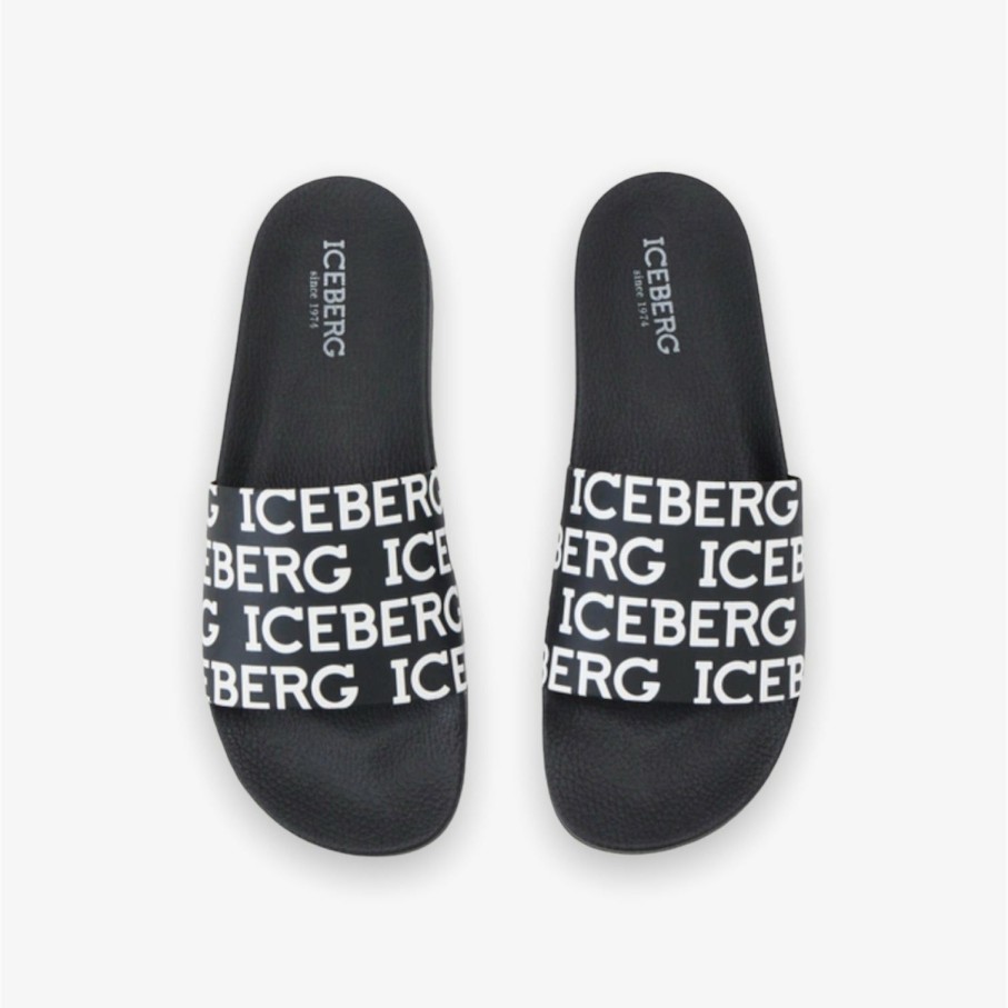 Iceberg * | Iceberg Slippers Black 22Eiu150701