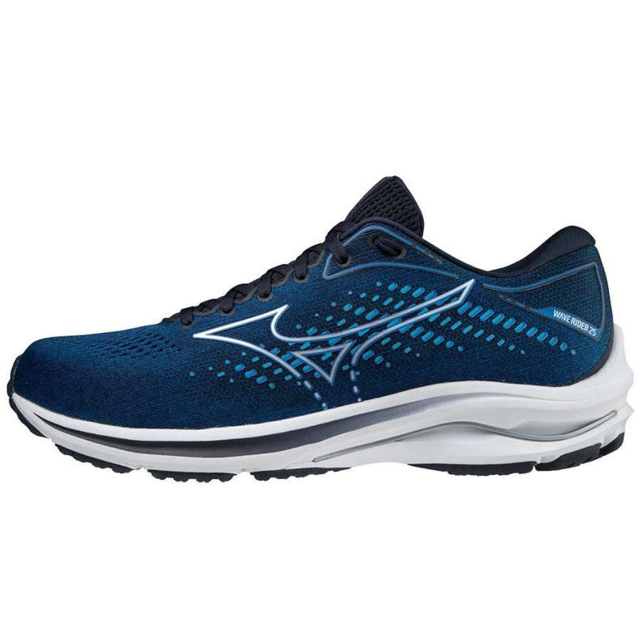 Footwear * | Mizuno Men'S Wave Rider 25 (5R5R Imperial Blue)