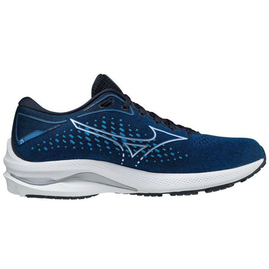 Footwear * | Mizuno Men'S Wave Rider 25 (5R5R Imperial Blue)