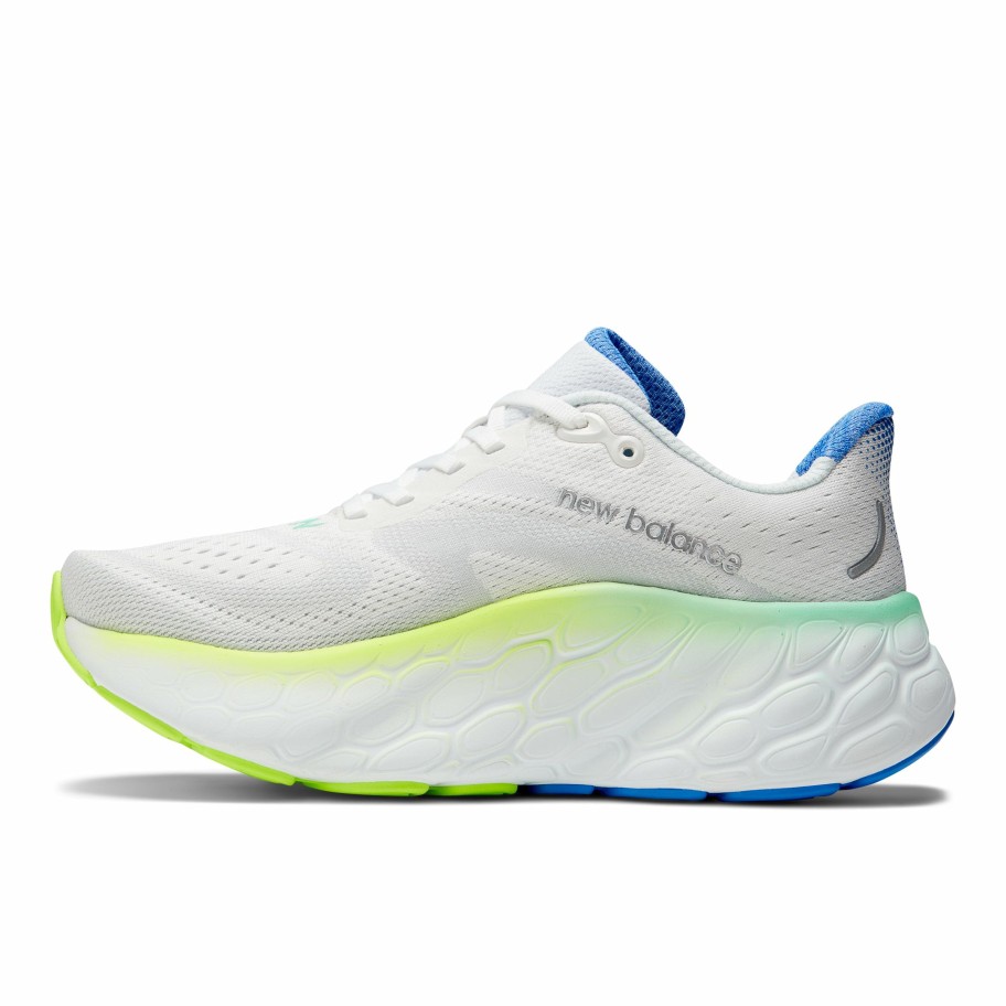 Footwear * | New Balance Women'S Fresh Foam More V4 (Wt White/Cobalt)