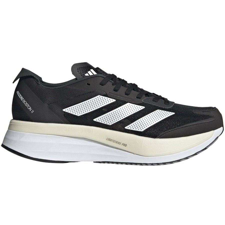 Footwear * | Adidas Men'S Adizero Boston 11 (Core Black/Footwear White/Carbon)