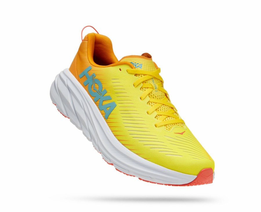 Footwear * | Hoka Men'S Rincon 3 (Iryl Illuminating/Radiant Yellow)