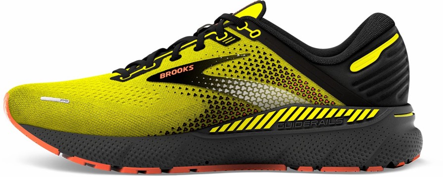 Footwear * | Brooks Men'S Adrenaline Gts 22 (736 Nightlife/Black/Flame)