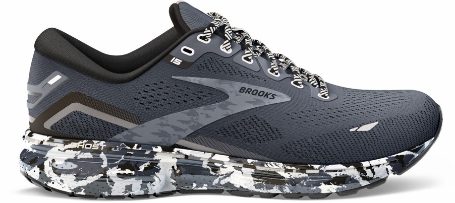 Footwear * | Brooks Men'S Ghost 15 (004 Ebony/Black/Oyster)