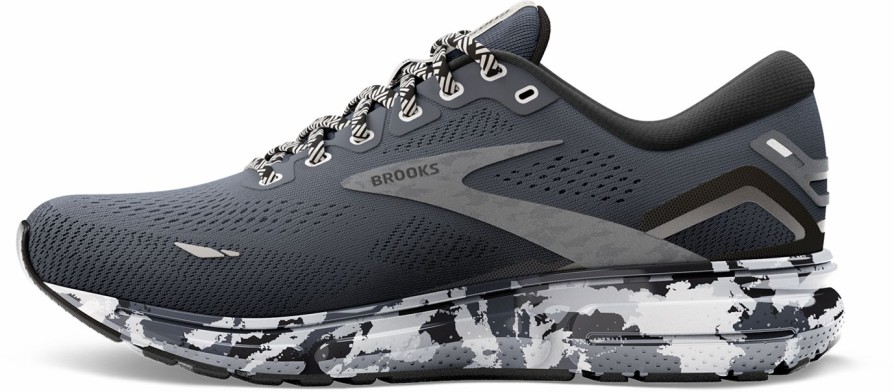 Footwear * | Brooks Men'S Ghost 15 (004 Ebony/Black/Oyster)