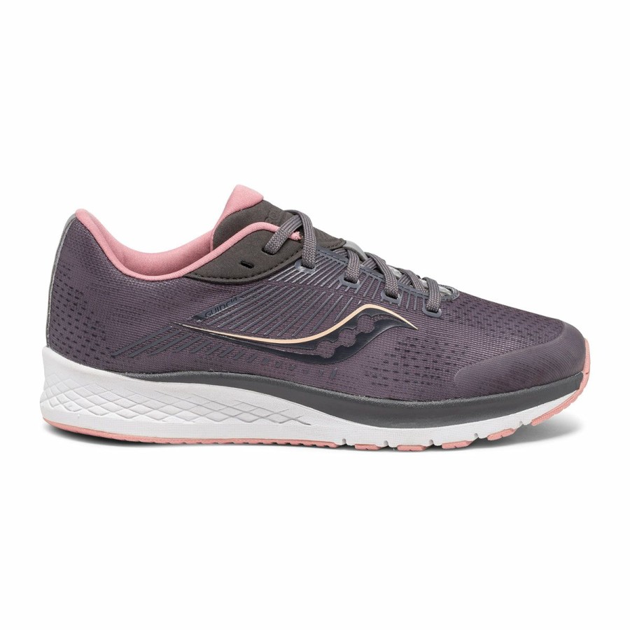 Footwear * | Saucony Kid'S Guide 14 (Blush/Grey)