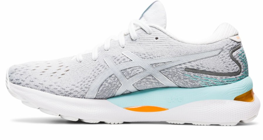 Footwear * | Asics Women'S Gel-Nimbus 24 (100 White/Pure Silver)