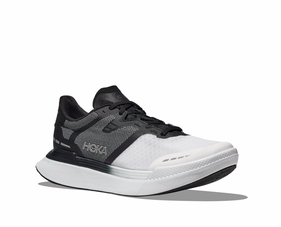 Footwear * | Hoka Unisex Transport X (Black/White)