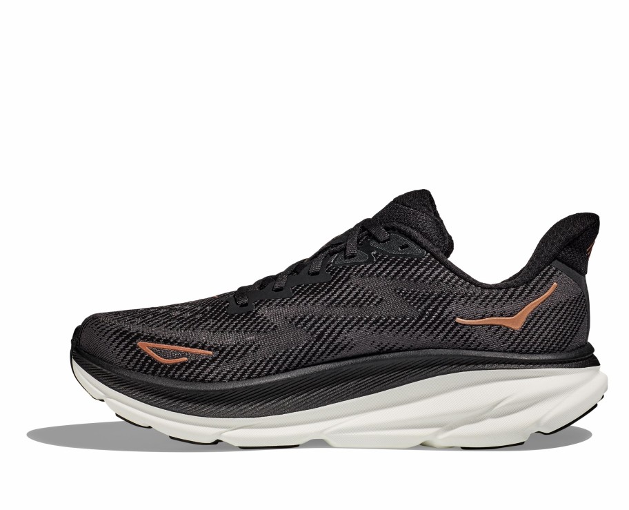 Footwear * | Hoka Women'S Clifton 9 Wide (Bcppr Black/Copper)