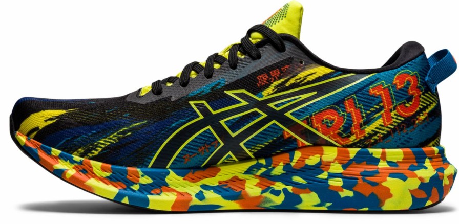 Footwear * | Asics Men'S Gel-Noosa Tri 13 (002 Black/Sour Yuzu)