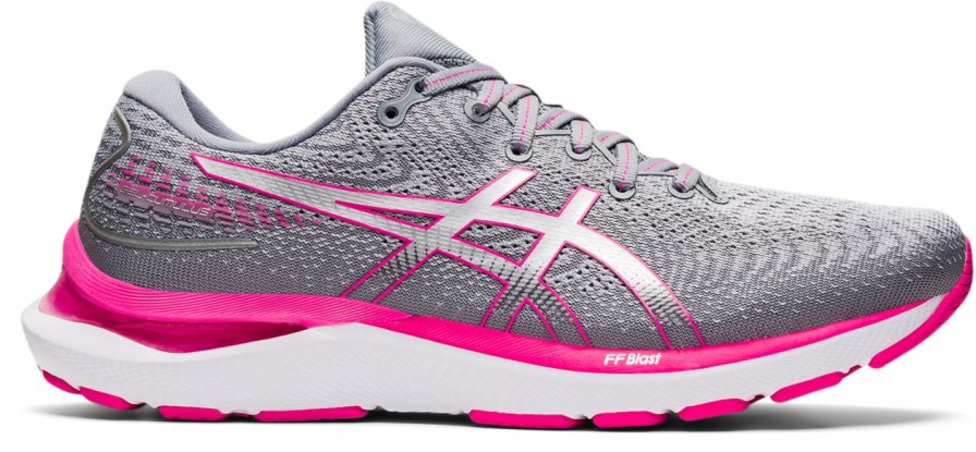 Footwear * | Asics Women'S Gel-Cumulus 24 Wide (021 Sheet Rock/Pink Glo)