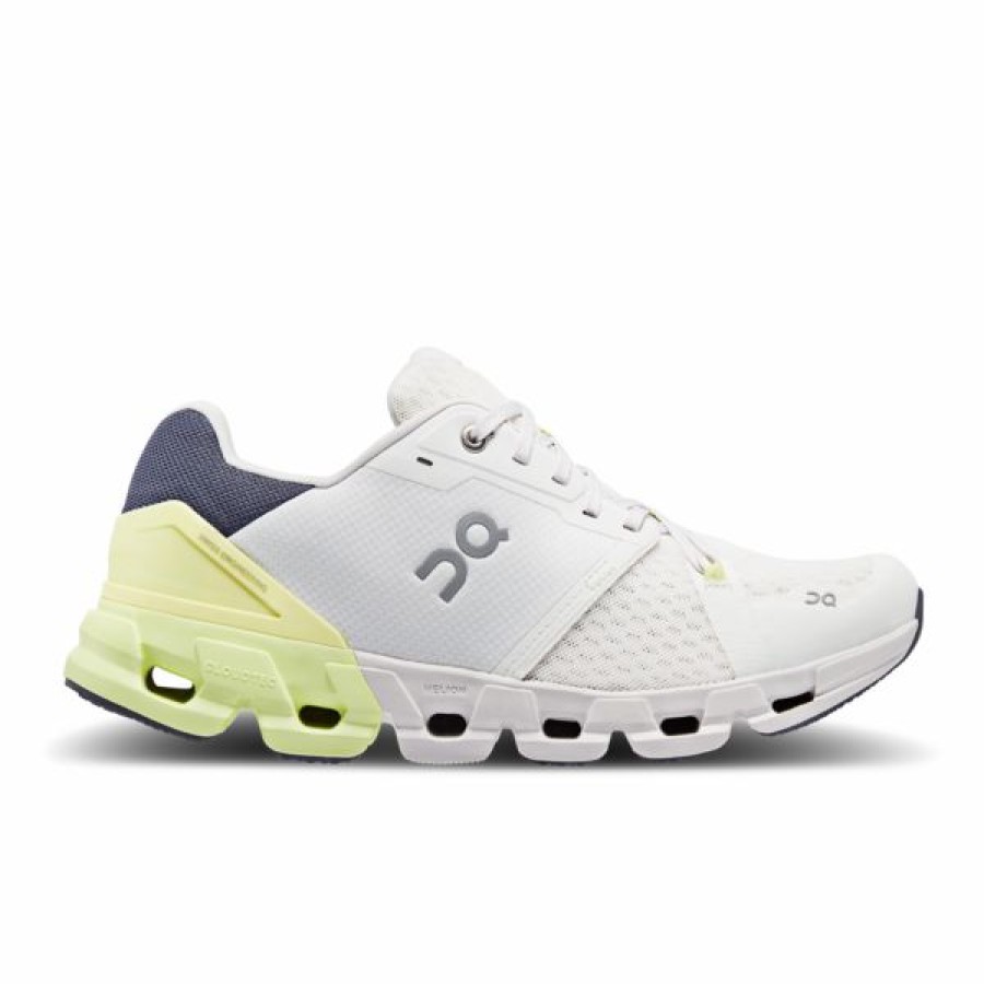 Footwear * | On Men'S Cloudflyer 4 (White/Hay)