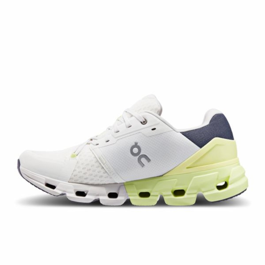 Footwear * | On Men'S Cloudflyer 4 (White/Hay)