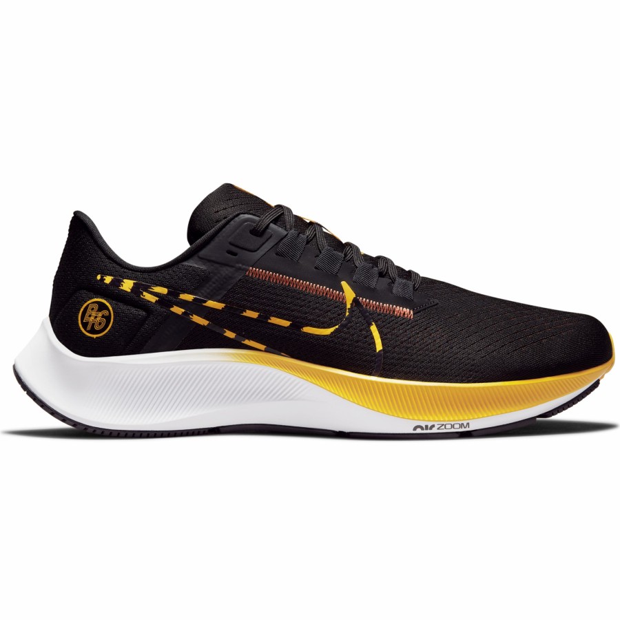 Footwear * | Nike Men'S Zoom Pegasus 38 "Brs Artifact" (001 Black/University Gold/White/Orange)