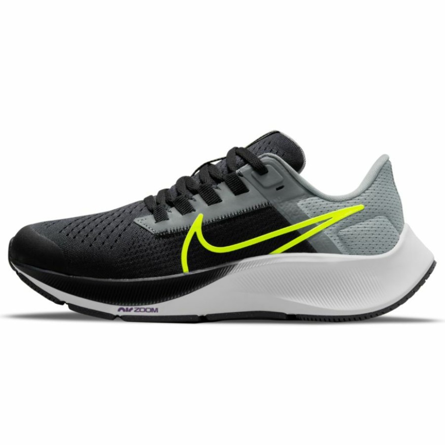 Footwear * | Nike Big Kid'S Zoom Pegasus 38 (005 Dark Smoke Grey/Volt/Smoke Grey)