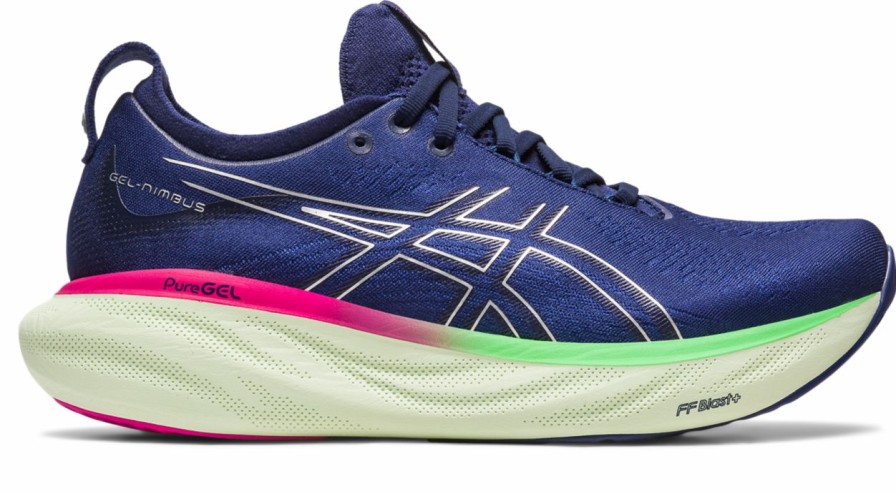 Footwear * | Asics Women'S Gel-Nimbus 25 (400 Indigo Blue/Pure Silver)