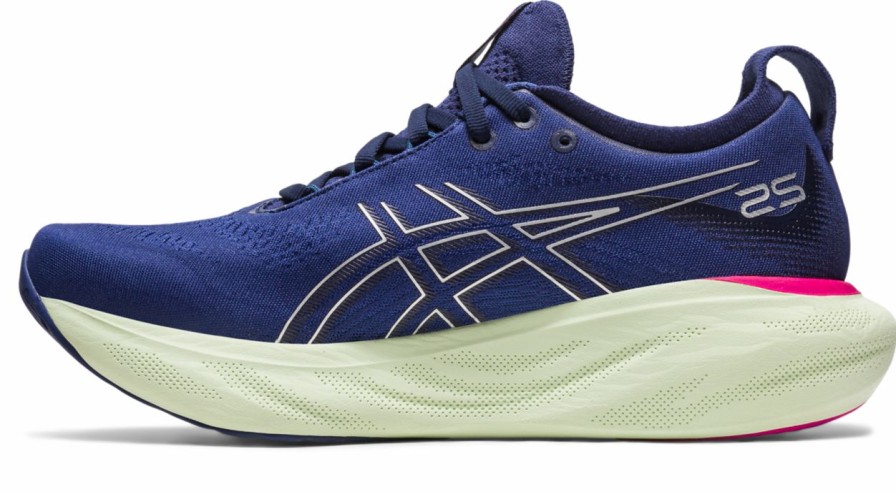 Footwear * | Asics Women'S Gel-Nimbus 25 (400 Indigo Blue/Pure Silver)