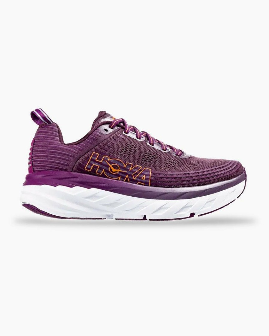 Footwear * | Hoka Women'S Bondi 6 (Adgj Arctic Dust/Grape Juice)