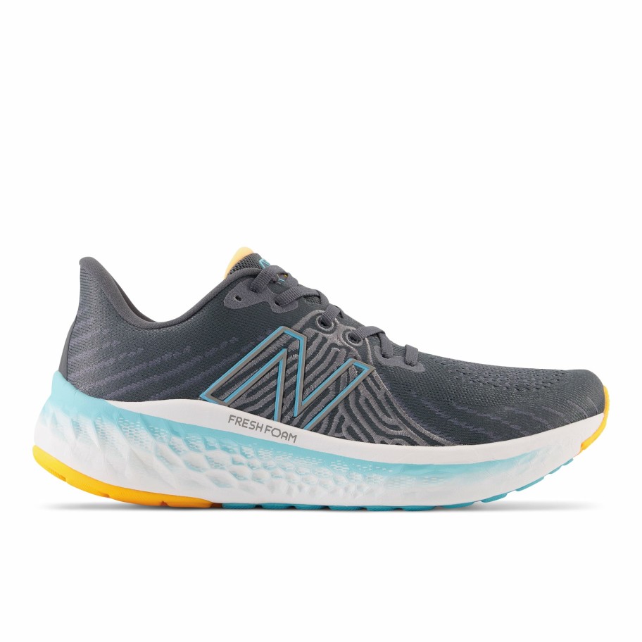 Footwear * | New Balance Men'S Fresh Foam Vongo V5 (Cd Graphite/Summer Aqua/Hot Marigold)