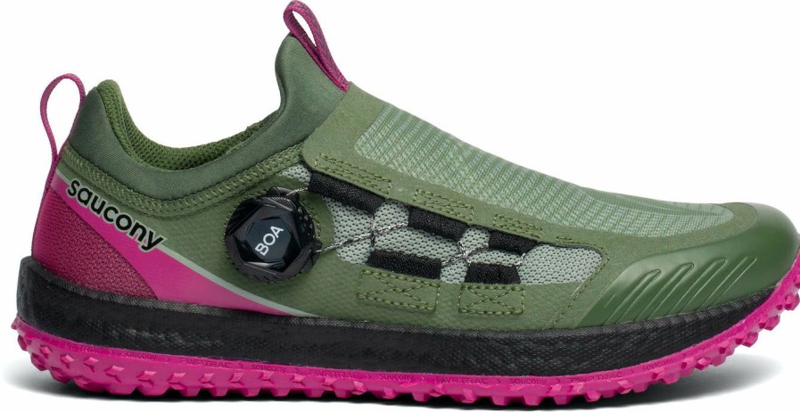 Footwear * | Saucony Women'S Switchback 2 (2 Pine/Fuchsia)