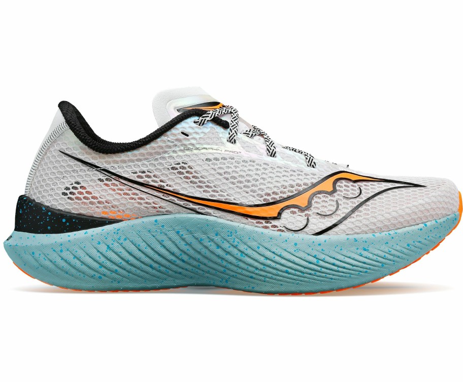 Footwear * | Saucony Men'S Endorphin Pro 3 (25 Fog/Vizi Orange)