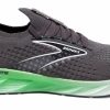 Footwear * | Brooks Men'S Levitate Stealthfit 6 (323 Blackened Pearl/Green/White)