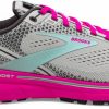 Footwear * | Brooks Women'S Ghost 14 (024 Oyster/Yucca/Pink)