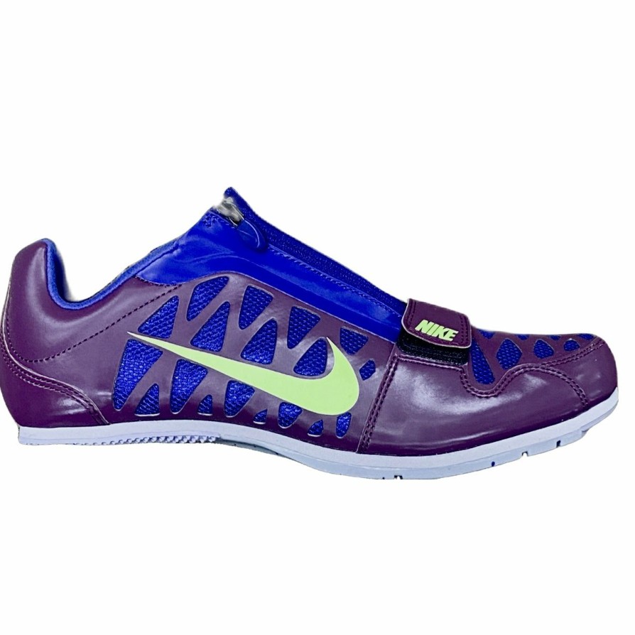 Footwear * | Nike Unisex Zoom Long Jump 4 (602 Bordeaux/Lime Blast)