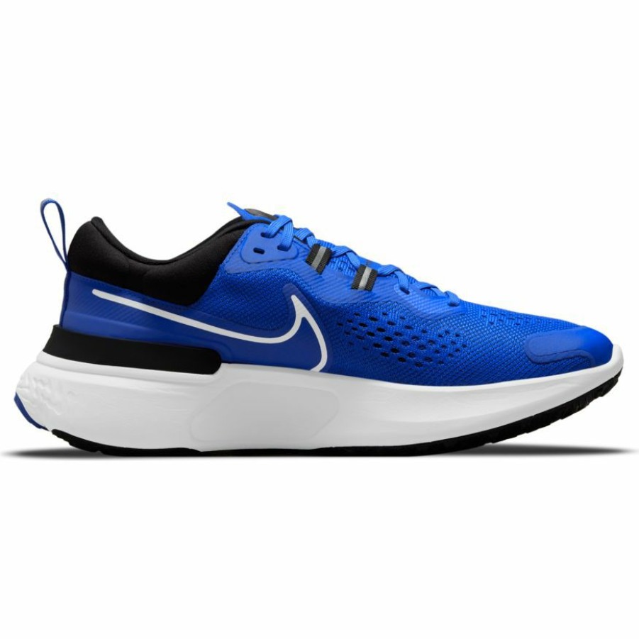 Footwear * | Nike Men'S React Miler 2 (401 Hyper Royal/White/Black)