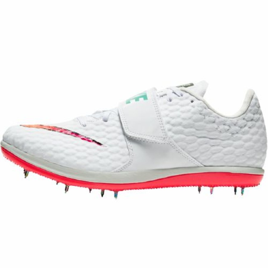 Footwear * | Nike Unisex High Jump Elite (101 White/Flash Crimson-Black-Hyper Jade)