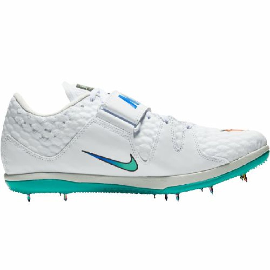 Footwear * | Nike Unisex High Jump Elite (101 White/Flash Crimson-Black-Hyper Jade)