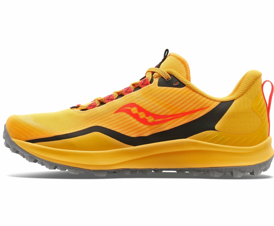 Footwear * | Saucony Men'S Peregrine 12 (16 Vizi Gold/Vizi Red)