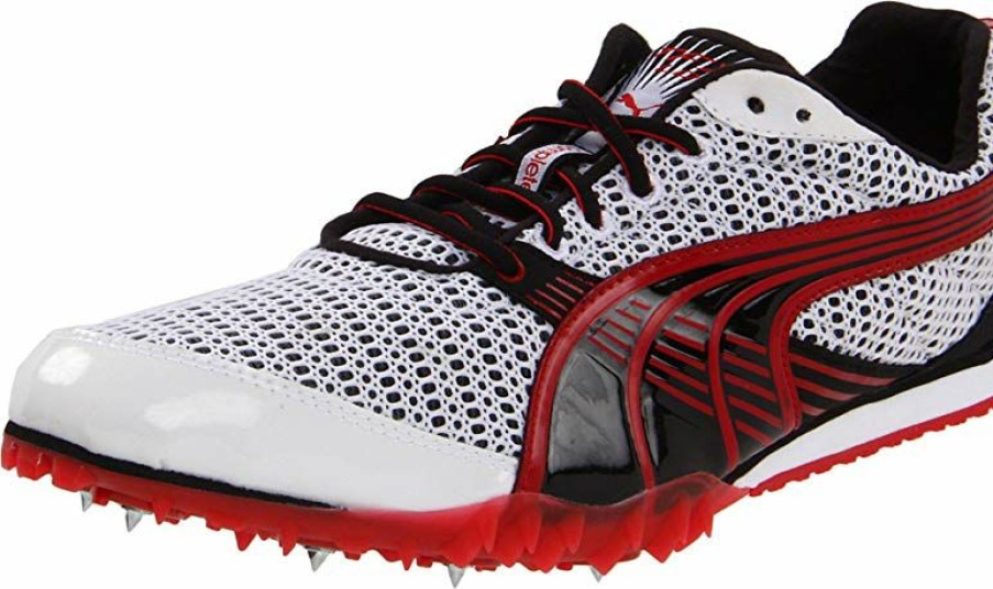 Footwear * | Puma Men'S Complete Tfx Distance 3 (White/Black/Red)