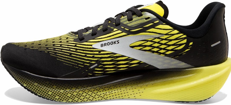 Footwear * | Brooks Men'S Hyperion Max (078 Black/Blazing Yellow/White