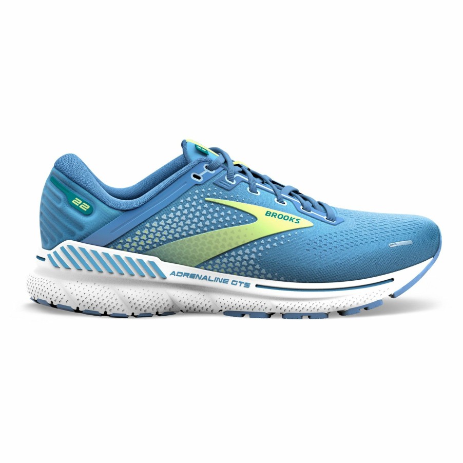 Footwear * | Brooks Women'S Adrenaline Gts 22 (415 Silver Lake Blue/Green/White)