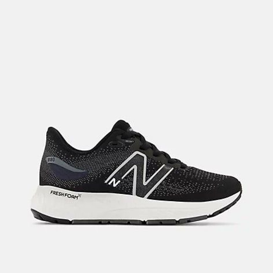 Footwear * | New Balance Little Kid'S Fresh Foam X 880 V12 (B Black/Spring Tide/Ocean Grey)