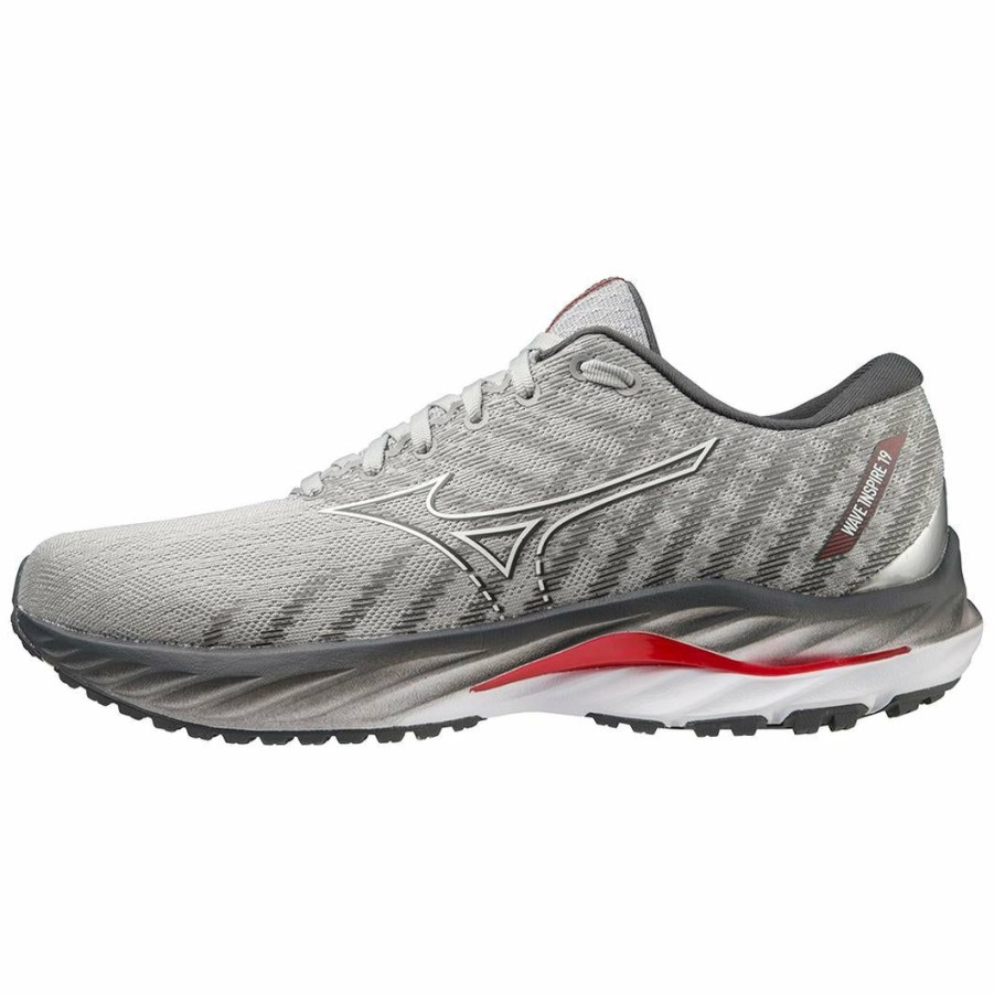 Footwear * | Mizuno Men'S Wave Inspire 19 (Hm00 Harbor Mist/White)