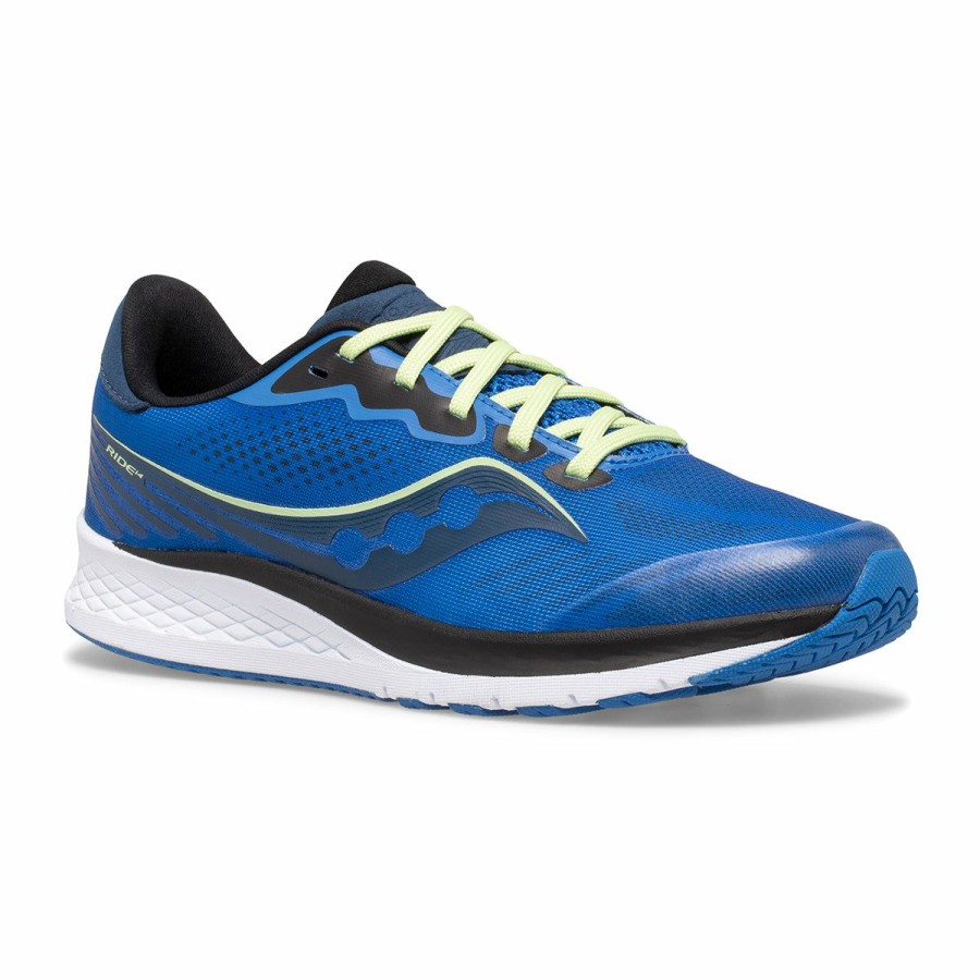 Footwear * | Saucony Kid'S Ride 14 (Blue)