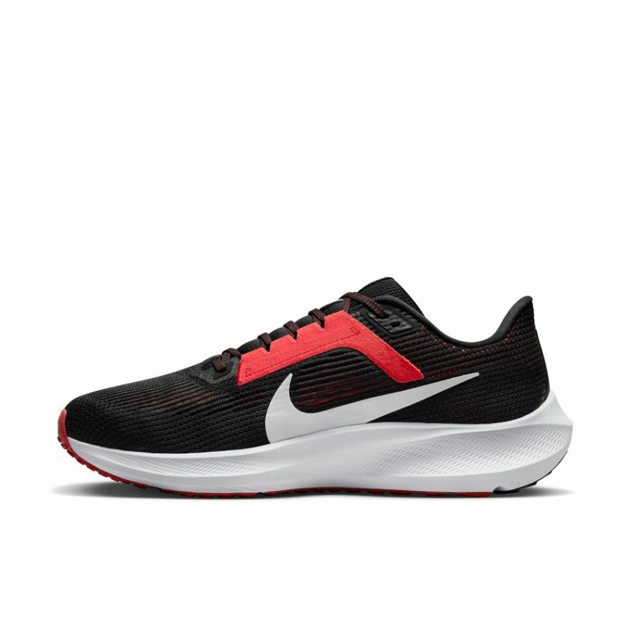 Footwear * | Nike Men'S Air Zoom Pegasus 40 (003 Black/White/Lt Crimson)