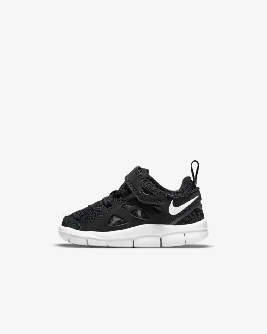 Footwear * | Nike Toddler Free Run 2 (004 Black/White/Dark Grey)