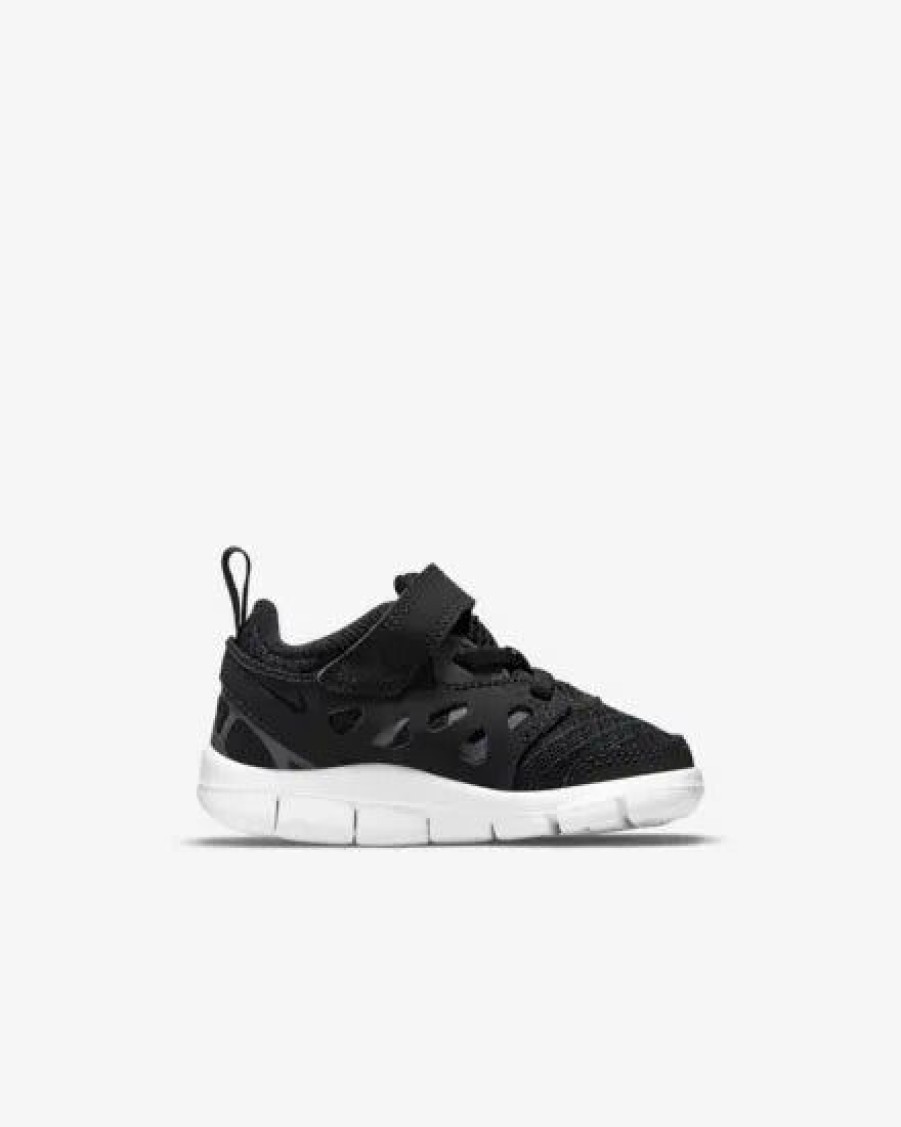 Footwear * | Nike Toddler Free Run 2 (004 Black/White/Dark Grey)