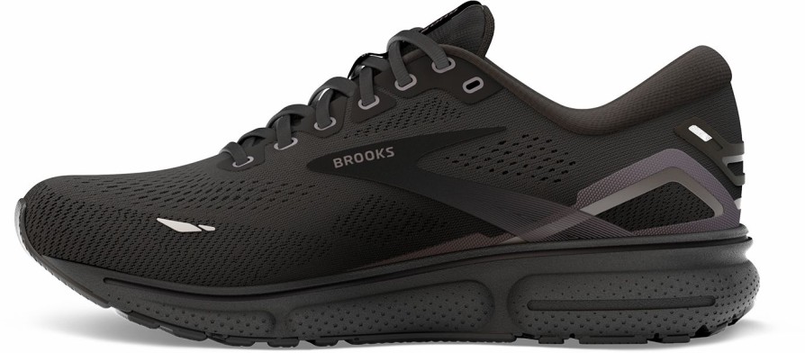 Footwear * | Brooks Men'S Ghost 15 (020 Black/Black/Ebony)