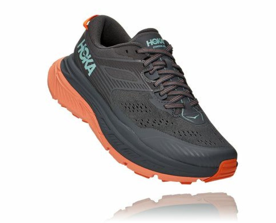 Footwear * | Hoka Women'S Stinson Atr 6 (Ccnt Castlerock/Cantaloupe)