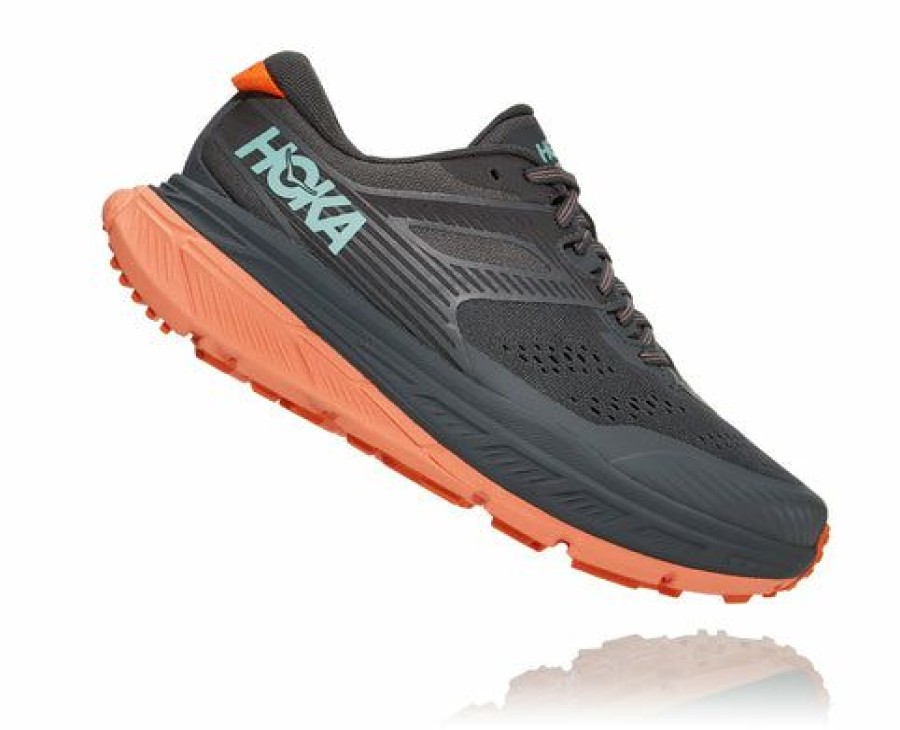 Footwear * | Hoka Women'S Stinson Atr 6 (Ccnt Castlerock/Cantaloupe)